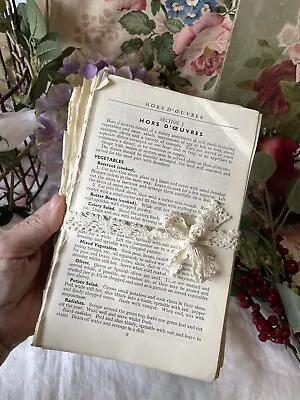 Bundle Of Loose Recipes Pages From An Old Vintage 1950s Radiation Cookery Book • £9.99