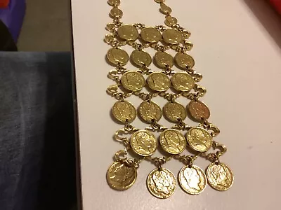 Vintage Statement Necklace With Napolean Empereur Coins • $50