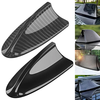 £5.59 • Buy 1PC Gloss Black Car Shark Fin Aerial Antenna Mast Roof AM/FM Radio Signal #