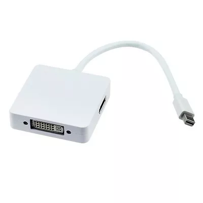 3in1 Thunderbolt Mini Displayport To DVI HDMI DP Adapter Cable For MACbook MAC • $10.99