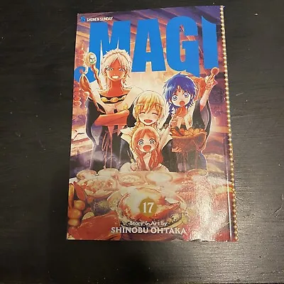 Magi The Labyrinth Of Magic Vol 17 Manga English Volume Shinobu Ohtaka • $15