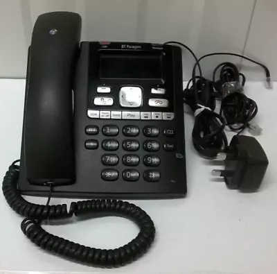 BT Paragon 650 Corded Telephone With Answering Machine Includes Power Supply • £14.99