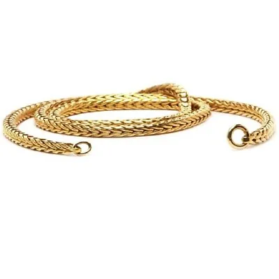 Trollbeads Original Foxtail 23245 Necklace Gold 17.7 (16.7 Actual) Inch :0 • $2066