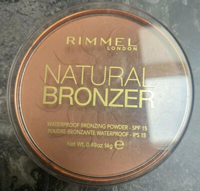 £7.44 • Buy RIMMEL NATURAL BRONZER 022 SUN BRONZE WATERPROOF BRONZING POWDER & FREE GIFT X 1