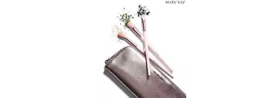 Mary Kay Eye Brush Set With Bag ~ Blender Eye Crease Wider Eye Color Brushes • $15.56