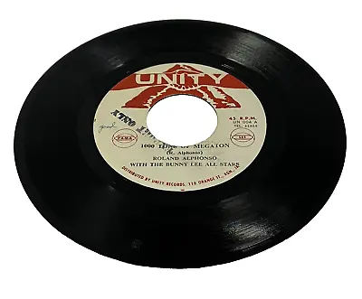 Roland Alphonso W/ The Bunny Lee Allstars -1000 Tons Of Megaton~ Rare Raggae 45 • $56.25