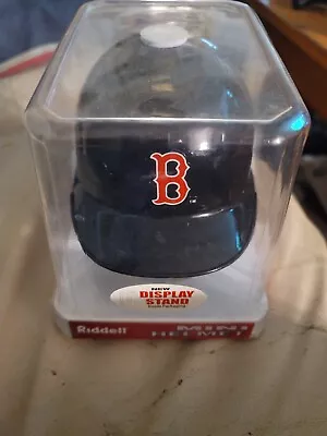 Boston Red Sox Riddell Mini Batting Helmet With Display Stand NIB • $24.99