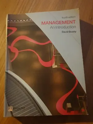 Management: An Introduction By David Boddy (Paperback 2007) • £20