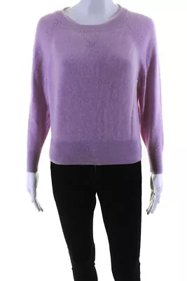 J Crew Womens Pink Cashmere Crew Neck Long Sleeve Pullover Sweater Top Size XS • $42.69
