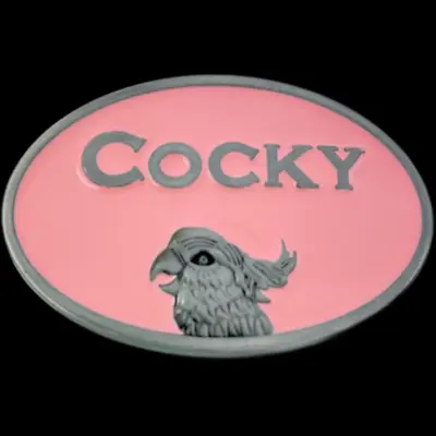 $13.01 • Buy Cocky Fashion Metal Belt Buckle Pink Cool