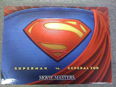 DC Movie Masters Superman VS General Zod 2 Pack  Figures  NEW FREE SHIP US • $59.55