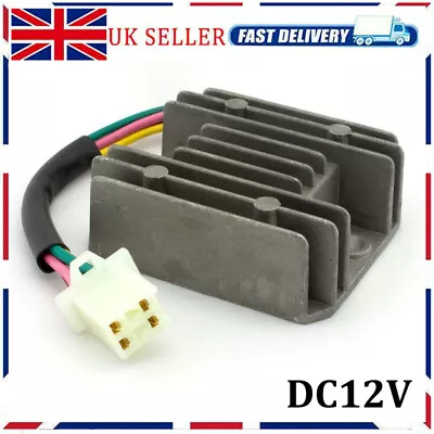 12V 4 Wire 4-Pin Voltage Regulator Rectifier 150cc 250cc Quad Bike ATV Buggy NEW • £8.59