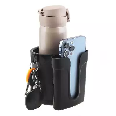 Bike Cup Holder Bicycle Handlebar Drink Water Bottle Holder W Phone Keys Holder • $14.39