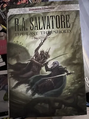 The Last Threshold Hardcover R. A. Salvatore Dungeons And Dragons Book • $25