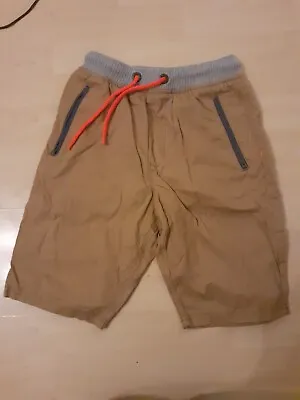 £6 • Buy Boys Next Tan Colour Pull On Shorts Age 11 Zipped Pockets