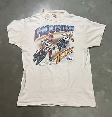 Vtg 1983 Texas Camel AMA Motocross Pro Series T-shirt XL Tag Dirt Bike Moto USA • $159.95