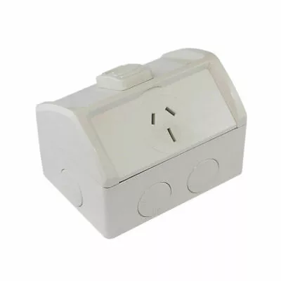 Weatherproof Single GPO Power Point Outlet 15 Amp  15A 240V  • $19.20