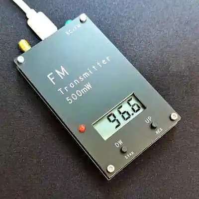0.5W FM Transmitter Stereo 88M-108MHz Campus Radio Broadcast Station Receiver • $35.99