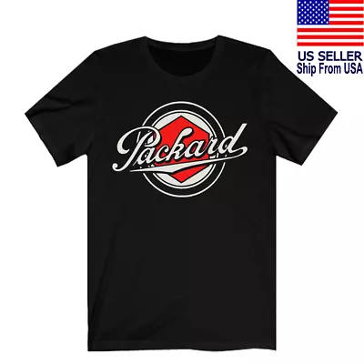 Packard Classic Car Logo Men's Black T-Shirt Size S To 5XL • $15.99