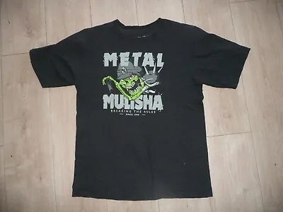 Metal Mulisha Youth Kids Sz XL Breaking Rules Motorcycle Helmet Shirt • $10.36