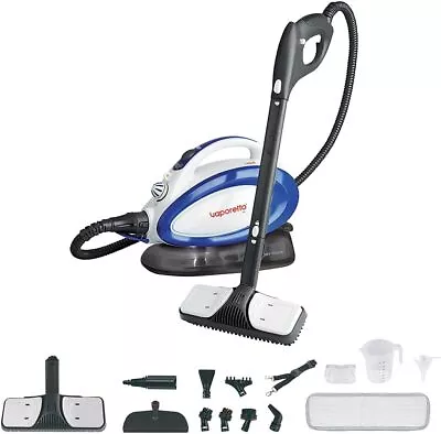 Polti PTGB0049 Vaporetto Go Portable Steam Cleaner - Blue & White - 1 Year G/tee • £54.99