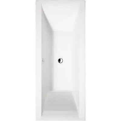 Bathroom Bath Double Ended Square White 1800 X 800mm Bathtub Soak Acrylic Tub • £209.99
