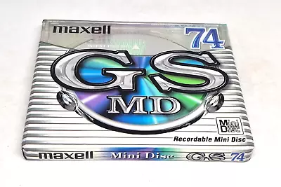 MAXELL GS MD 74  Blank MINI DISC (Sealed) NOS! • $10.99