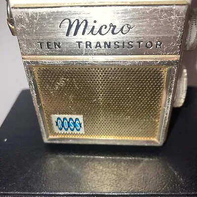 50s Transistor Radio Micro Usa • $21.99