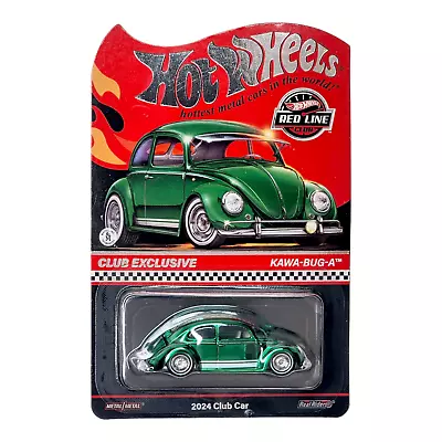 HOT WHEELS Kawa-Bug-A Volkswagen Beetle RLC Red Line Club Membership HWF03 2024 • $44.99