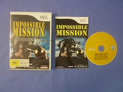 Impossible Mission Nintendo Wii Complete With Manual Disc VG+ • $12.99