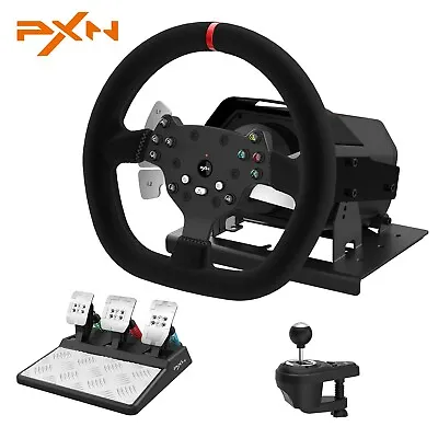 PXN V10 Force Feedback Steering Wheel Pc/PlayStation/3/4/Xbox/1/x/s • $260