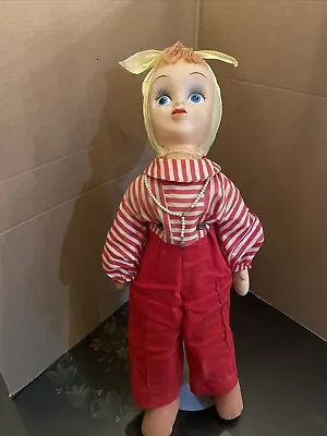 I LOVE LUCY - LUCILLE BALL RARE VINTAGE 28 “ RAG DOLL 1950’s NOT SOLD IN STORES • $299.99