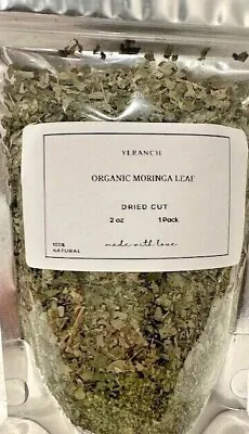 Moringa Leaf Organic Dried Cut / Farm Fresh Packed USA Free Ship • $8.95