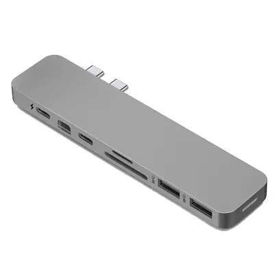 $129 • Buy HyperDrive PRO Type-C To USB-C/USB 3.1/HDMI/SD Hub Adapter For MacBook Pro Grey