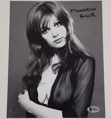 MADELINE SMITH Bond Girl MISS CARUSO Signed 8x10 ~ Beckett BAS COA + Photo Proof • $59.99