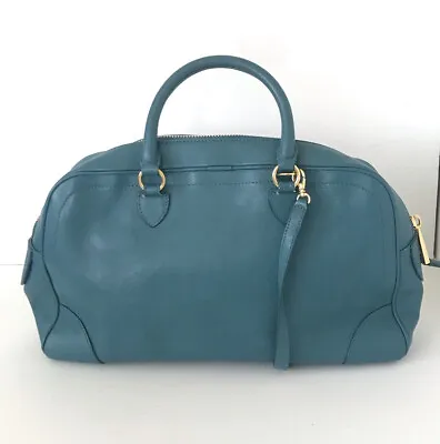 Marc Jacobs Venetia Peacock Blue Handbag • $148.99