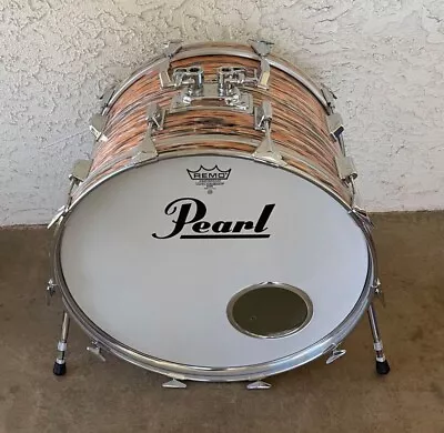 Vintage 70’s Pearl Wood/Fiberglass 14”x 22” Bass Drum Rare Finish • $350