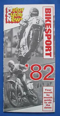 Motor Cycle News MCN 1982 Bike Sport Month By Month Guide • $6.31