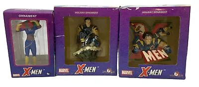 Kurt S. Adler 2003 Marvel X-Men Wolverine Storm Cyclops Holiday Ornaments • $29.55