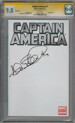 Captain America #1 Blank Cgc 9.8 Signature Series Signed Allen Bellman Marvel • £249.95