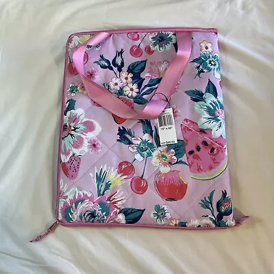 Vera Bradley Picnic Blanket 72” X 60” Beach/Pool - Rosy Garden Picnic • $29.90