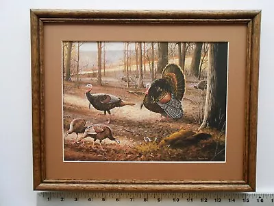 Maynard Reece EARLY SPRING TURKEYS 11x14 Framed 3.5 115 • $35