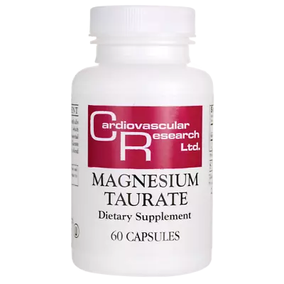 Cardiovascular Research Magnesium Taurate 125 Mg 60 Caps • $12.54