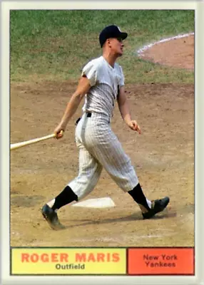 ROGER MARIS 61 ACEO ART CARD E## BUY 5 GET 1 FREE # Or 30% OFF 12 OR MORE CARDS  • $3.95