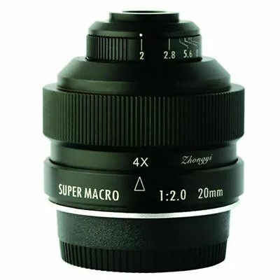 $295.90 • Buy Zhongyi Mitakon 20mm F/2 4.5X Super Macro Full Frame Lens For Sony FE Camera