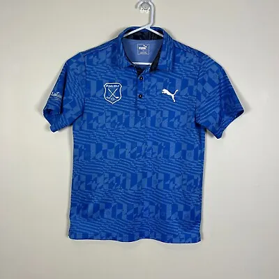$13.99 • Buy Puma Blue Lightweight Golf Polo Shirt Men's 2XL XXL (Fits Slim)