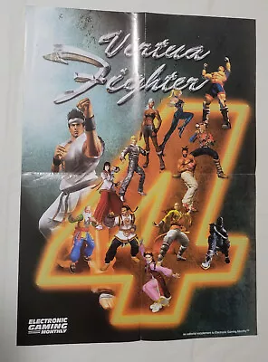 Virtua Fighter 4 Double Sided Video Game Poster EGM • $8