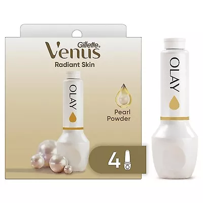 Gillette Venus Radiant Skin Pearl Powder Olay Razor Moisturizer Refills 4ct • $12.99