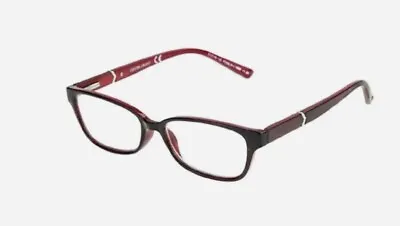 Foster Grant Magnivision Reading Glasses Evalina Wine +1.50  With Case New • $6.99