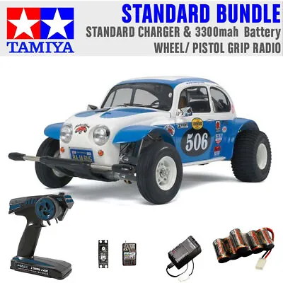 TAMIYA RC 58452 Sand Scorcher Off Road Buggy 1:10 Standard Wheel Radio Bundle • £384.95